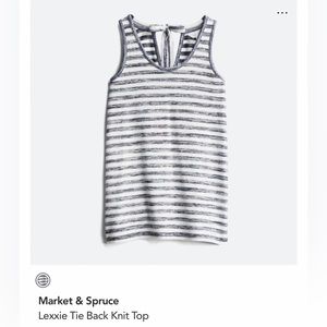 Market & Spruce
Lexxie Tie Back Knit Top size small